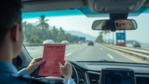 highway traffic violations, Vietnam traffic fines, Phan Thiet Vinh Hao highway, driver license expiration, vehicle registration Vietnam, traffic safety Vietnam 1
