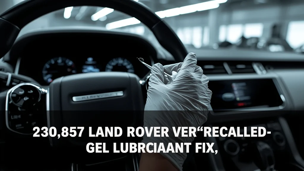 Land Rover recall, airbag recall, gel lubricant fix, Defender airbag issue, Discovery safety, Range Rover recall, automotive safety, NHTSA recall 1