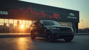 Jaguar Land Rover profit, Tata Motors stock, US market expansion, auto industry earnings, luxury car margins, electric vehicle strategy, Stellantis partnership 1