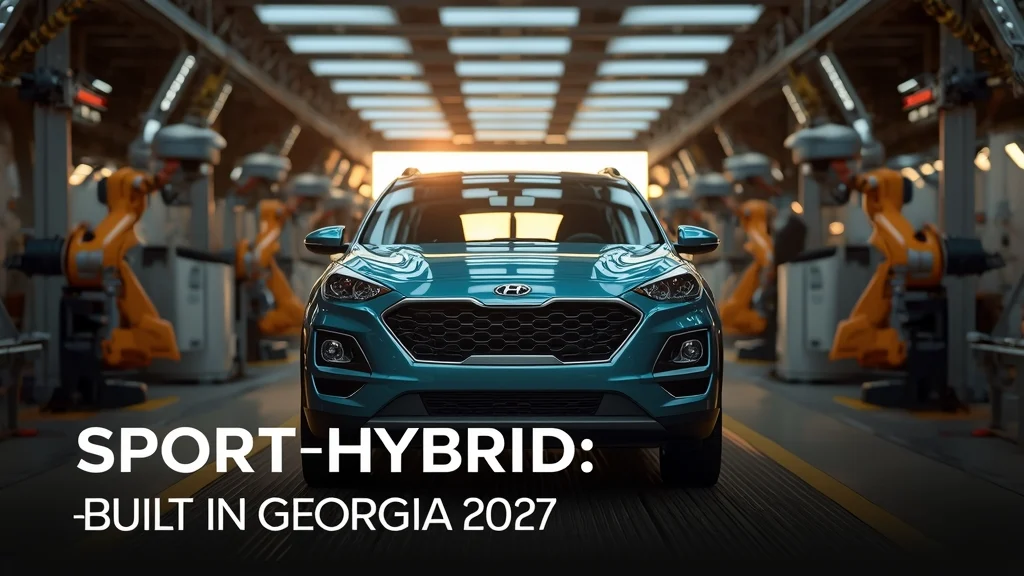Kia Sportage Hybrid, Hyundai Metaplant, Georgia auto plant, US hybrid SUV, 2027 vehicle launch, hybrid SUV sales, Kia hybrid, Hyundai Kia partnership 1