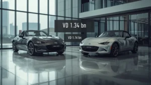 Mazda MX-5 price Vietnam, Mazda MX-5 roadster, MX-5 hard top, MX-5 soft top, Mazda sports car Vietnam, Mazda MX-5 specifications, VND 1.34 billion 1