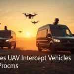 Mercedes UAV defense, mobile air defense vehicle, Mercedes G-Class UAV, Sprinter UAV interceptor, automotive defense industry, European car makers defense, UAV countermeasure 1