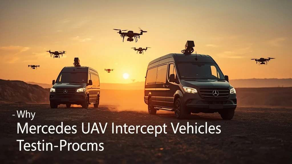 Mercedes UAV defense, mobile air defense vehicle, Mercedes G-Class UAV, Sprinter UAV interceptor, automotive defense industry, European car makers defense, UAV countermeasure 1