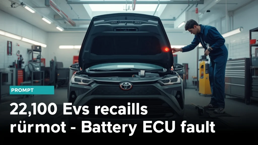 Subaru recall, Toyota EV recall, Lexus recall, battery ECU fault, electric vehicle safety, NHTSA recall, high-voltage battery ECU, Denso 1