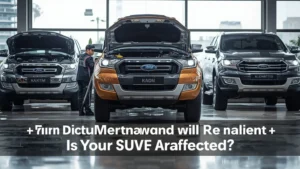 Ford Ranger recall, Ford Everest recall, Vietnam vehicle recall, rain washer ECU issue, Ford Vietnam, auto recall, free repair, SUV recall 1