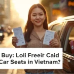 child car seat, car seat rental Vietnam, baby car seat purchase, ISOFIX car seat, Vietnam traffic safety law, infant car seat hire, child safety seat Vietnam 1
