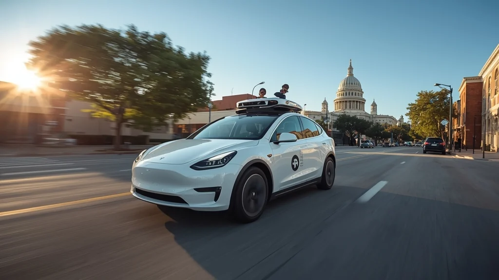 Tesla robotaxi, autonomous ride-hailing, self-driving cars, Full Self-Driving, Waymo, Texas autonomous vehicles, Elon Musk AI 1