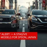 Toyota Tundra, Nissan Murano, US assembled cars, Japan car market, vehicle quality warning, import cars Japan, automotive standards 1