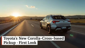 Toyota Corolla Cross pickup, Toyota Brazil pickup, Corolla Cross truck, compact pickup Brazil, TNGA pickup, hybrid pickup, 2027 Toyota launch 1