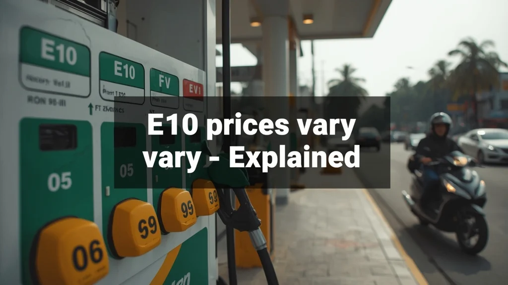 E10 gasoline, ethanol fuel Vietnam, fuel octane rating, E5 gasoline, biofuel price difference, fuel standards Vietnam, petrol price Vietnam 1
