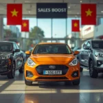 Vietnam car sales, Mustang Mach-E Vietnam, Suzuki Swift sales, Toyota Hilux Vietnam, 2026 automotive market, car price discounts, hybrid tax incentive Vietnam 1