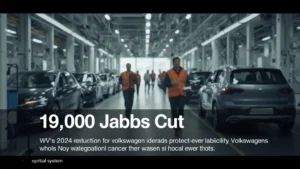 Volkswagen job cuts, Germany workforce reduction, automotive restructuring, EV transition, car industry competition, Volkswagen 2024 layoffs 1