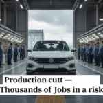 Volkswagen production cut, Osnabruck plant, T-Roc Cabriolet, German auto industry, automotive job losses, EV transition, defense partnership 1