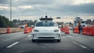 Waymo robotaxi recall, self-driving car recall, autonomous vehicle safety, NHTSA investigation, construction zone software bug, Waymo safety issues, autonomous taxis USA 1