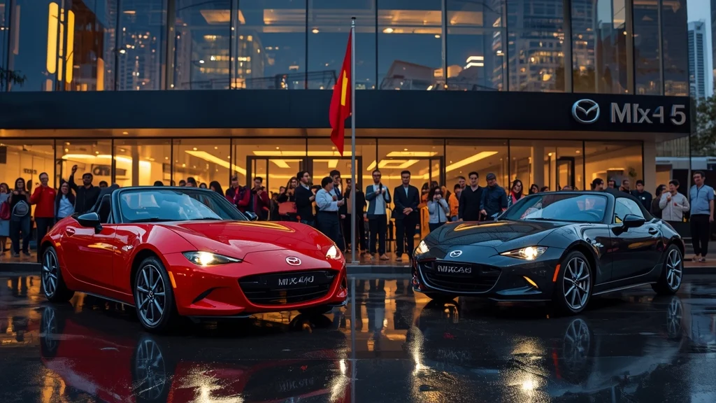 Mazda MX-5, Vietnam price, convertible sports car, Thaco, Mazda Vietnam, roadster 2026, soft top, hard top 1