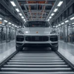 Porsche Cayenne, Leipzig plant, car production shift, luxury SUV, automotive manufacturing, cost reduction, Germany car factory 1