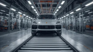 Porsche Cayenne, Leipzig plant, car production shift, luxury SUV, automotive manufacturing, cost reduction, Germany car factory 1