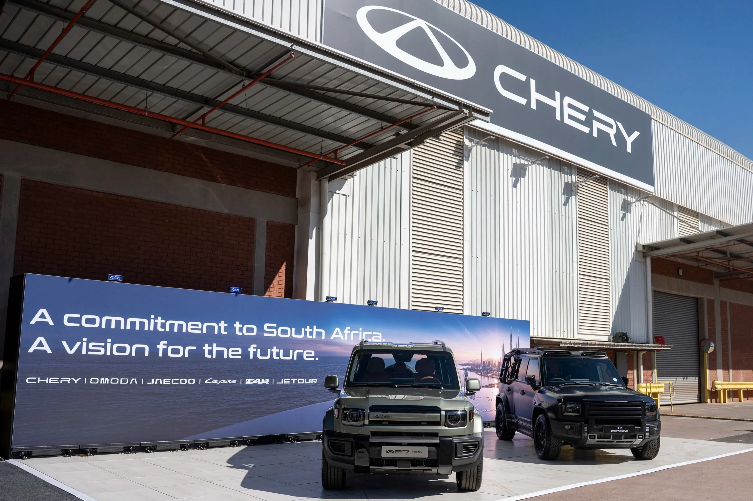 Chery South Africa plant, Nissan Rosslyn plant takeover, automotive investment South Africa, Chinese car manufacturers, vehicle production 2027, electric vehicles Africa, automotive R&D Africa 2