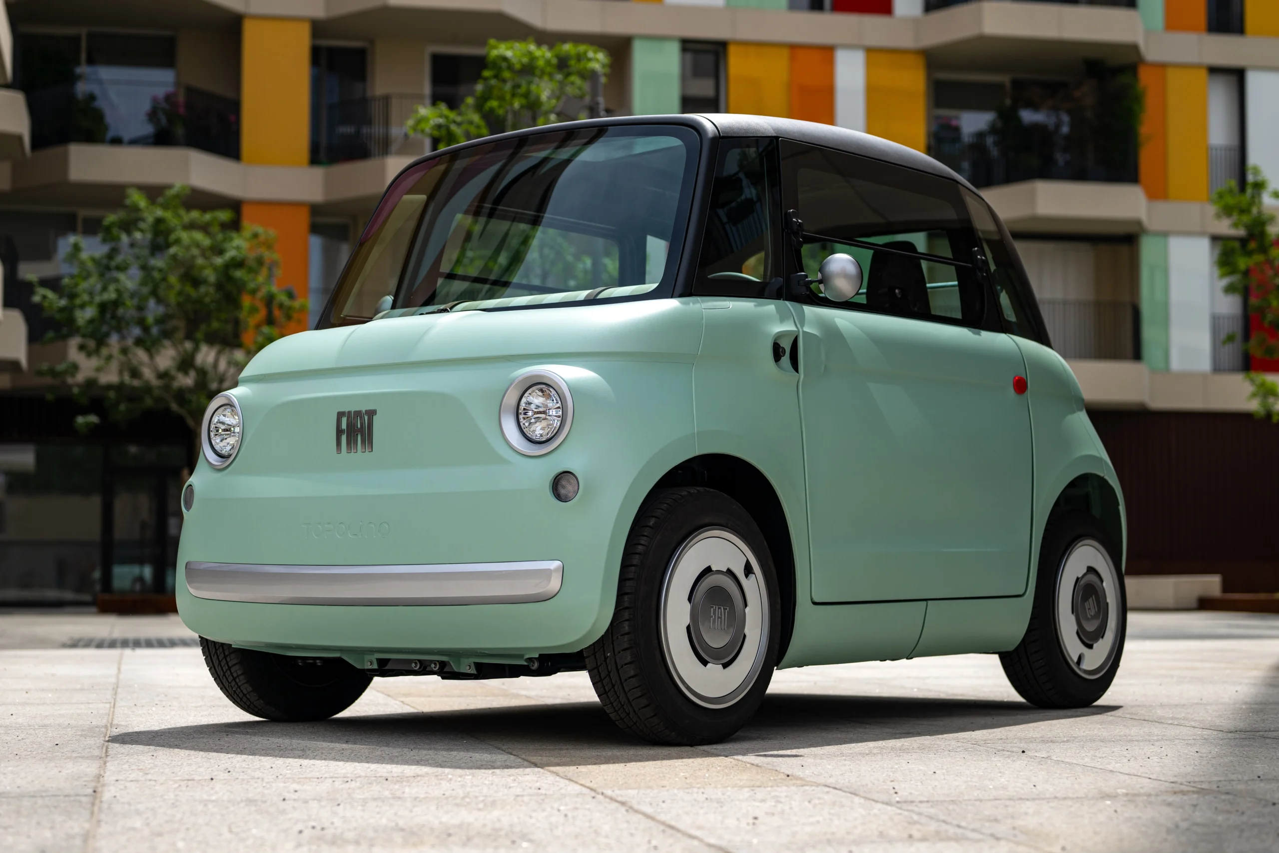 Fiat Topolino, electric microcar, quadricycle, low speed vehicle, US electric car, compact EV, affordable electric car 2