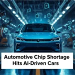 automotive chip shortage, AI chips, DRAM shortage, car manufacturers, semiconductor supply chain, ADAS, software-defined vehicle 1
