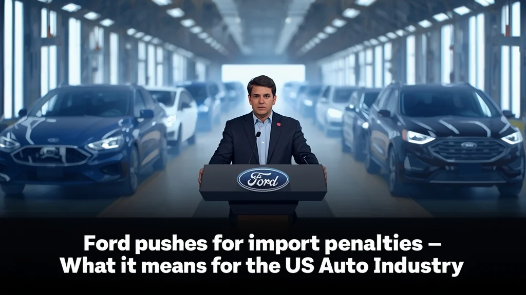 Ford, Jim Farley, USMCA, automotive imports, trade penalties, GM, Toyota, US auto industry 1