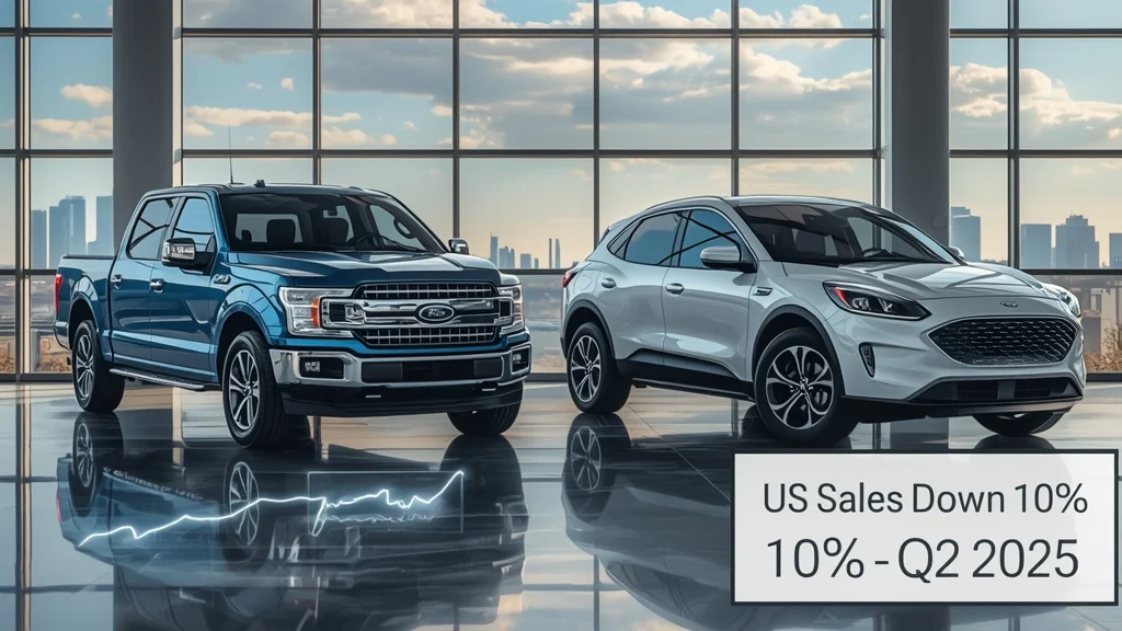 Ford sales, US auto market, Q2 2026, F-Series truck, electric vehicles, EV slowdown, automotive industry 1