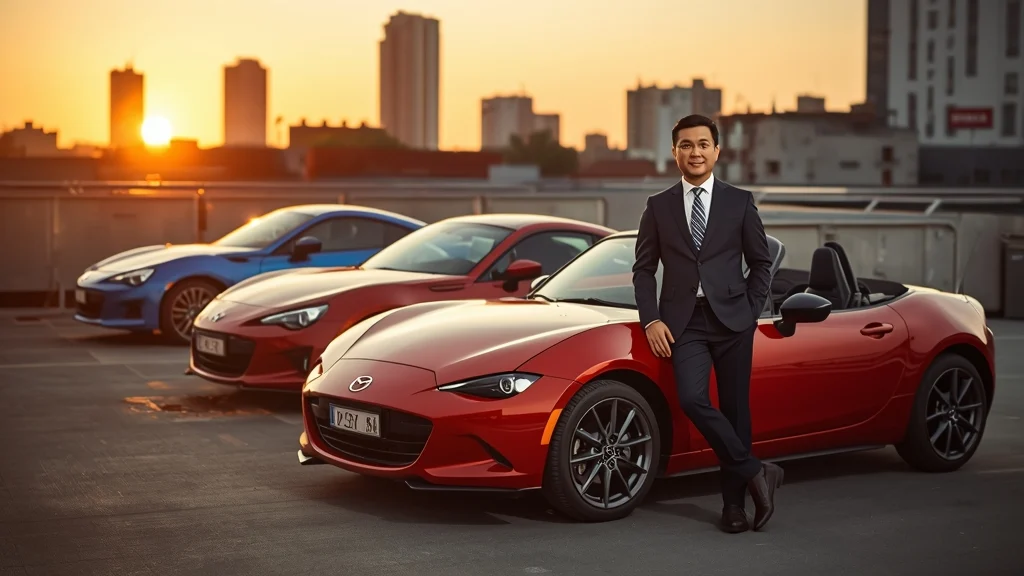 Nguyen Quoc Cuong, Japanese sports cars, Mazda MX-5, luxury car collector, Vietnam billionaire, Subaru BRZ, Honda Civic Type R, Toyota 86 1
