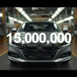 Honda Accord, 15 million sales, US car market, hybrid sedan, midsize sedan, Honda hybrid, American automotive success, car industry milestones 1
