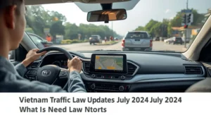 Vietnam traffic law July 2024, driver license test update, pickup truck restrictions Vietnam, child safety seat fine, vehicle inspection rules Vietnam, traffic regulations 2024 1