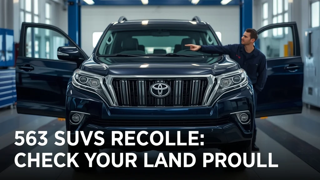 Toyota Land Cruiser Prado recall, instrument cluster software bug, Vietnam SUV recall, Toyota Vietnam, vehicle safety recall, 2024 automotive recall, Prado warning lights 1