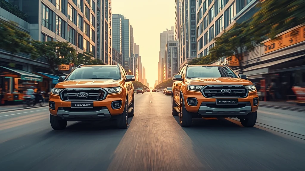pickup trucks Vietnam, Ford Ranger, Toyota Hilux, VinFast VF Wild, hybrid pickup, Vietnam automotive market, VAMA sales data 1