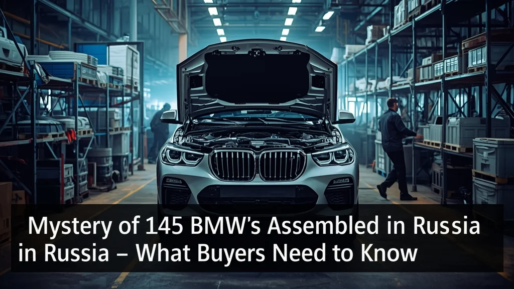 BMW Russia, Avtotor, local car assembly, BMW supply chain, Russian automotive market, BMW X5, BMW X6, BMW X7 1